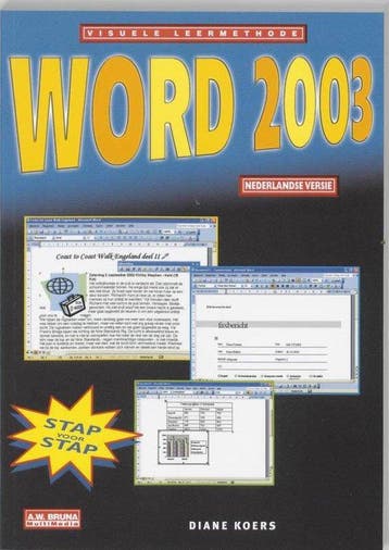 Visuele Leermethode Word 2003 - Koers, Verzenden, Nieuw