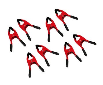 Set van 8 zeilklemmen (10 cm, rood), Verzenden, Nieuw