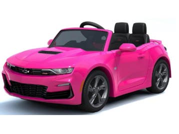 Chevrolet Camaro SS, 12V elektrische kinder voertuig, leder, Ophalen of Verzenden