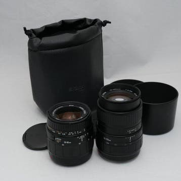 Sigma ZOOM 28-80mm 1:3.5-5.6 MACRO + ZOOM 70-210mm 1:4-5.6
