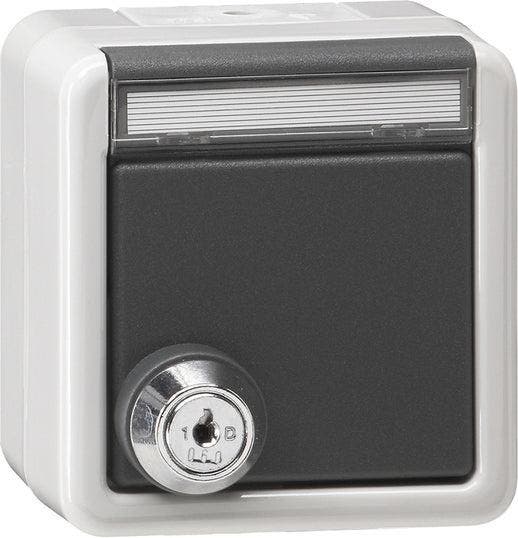 Gira IP44 Prise SCHUKO Extérieure Avec Capot Verrouillable -, Bricolage & Construction, Électricité & Câbles, Envoi