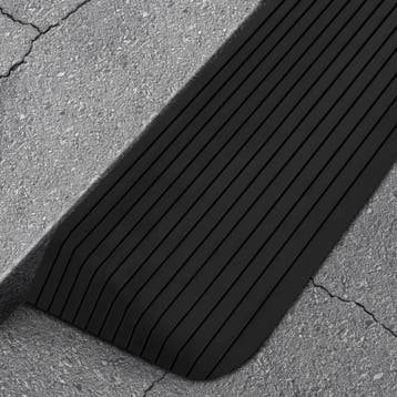 vidaXL Drempelhulpen 2 st 110x41x5 cm rubber, Verzenden