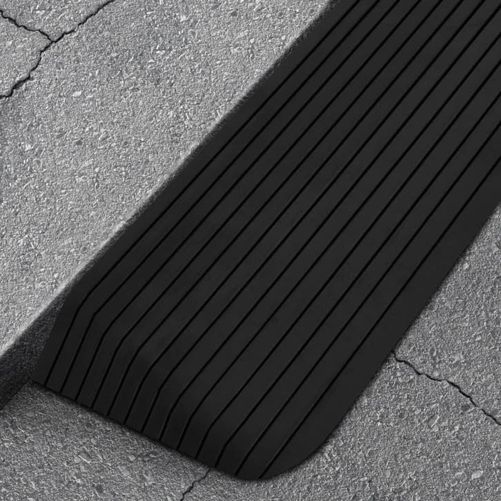vidaXL Drempelhulpen 2 st 110x41x5 cm rubber, Huis en Inrichting, Woonaccessoires | Wanddecoraties, Nieuw, Verzenden