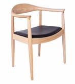 Eetkamerstoel kennedy chair Leder naturel, Verzenden, Nieuw