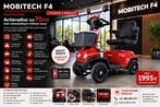 2026 MOBIETECH F4 Scootmobiel - met uitneembare accu, Divers, Verzenden