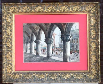 Emilio Kalchschmidt (1902-1983) - Venezia dal Palazzo Ducale