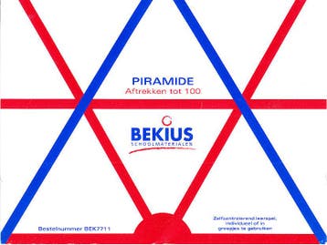 Reken Piramide Aftrekken tot 100, Verzenden, Nieuw