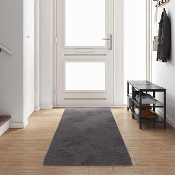 vidaXL Tapijt Loper Grijs 80 x 400 cm 100% Polypropyleen, Verzenden, Nieuw