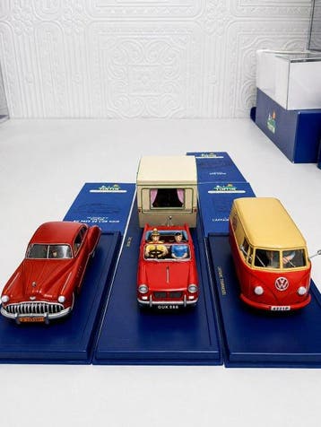 Atlas 1:43 - Modelauto (3) - Lot en voiture Tintin, Nieuw