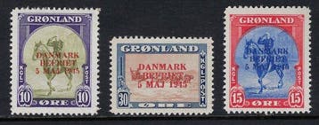 Groenland 1945 - Amerikaanse Bevrijding: Kleurenfout - AFA
