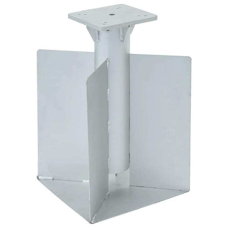 vidaXL Parasolvoet voor in de grond 27,5x27,5x45 cm staal, Jardin & Terrasse, Parasols, Envoi