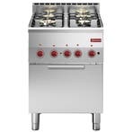 Fornuis + Heteluchtoven | PRO 600 | Gas/Elektrisch | 4, Verzenden, Nieuw in verpakking