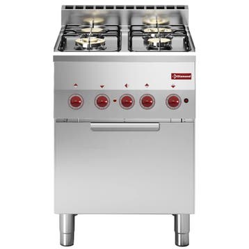 Fornuis + Heteluchtoven | PRO 600 | Gas/Elektrisch | 4, Verzenden, Nieuw in verpakking