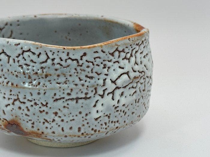 Shzan kiln - Chawan - Keramiek - Mino-yaki theeschaal, Antiquités & Art, Antiquités | Autres Antiquités