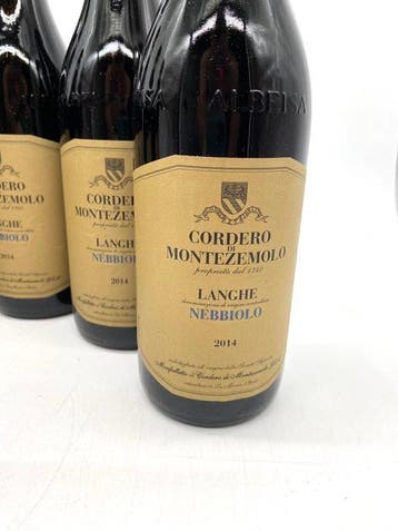 2012 x3 & 2014 x3 Nebbiolo, Cordero di Montezemolo - Piëmont, Nieuw