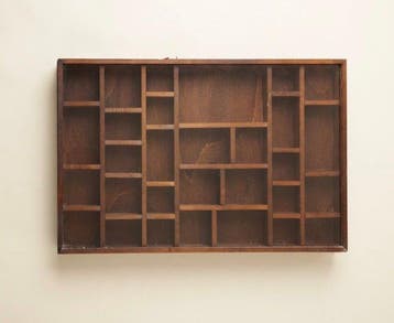 altro - Vitrine - Hout, Glas
