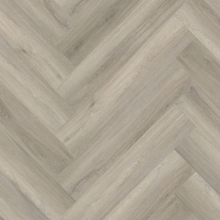 Bonn visgraat pvc silent rigid click micro-bevel 4V - Grey, Doe-het-zelf en Bouw, Vloerdelen en Plavuizen, Ophalen of Verzenden