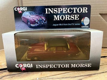 Corgi 1:43 - Modelauto (2) - Jaguar MK II - Inspector Morse, Hobby & Loisirs créatifs