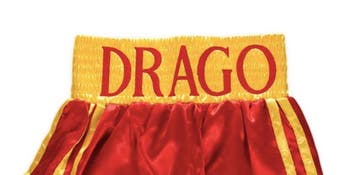Rocky - Dolph Lundgren (Ivan Drago) - Signed Boxing Trunks ,, Nieuw