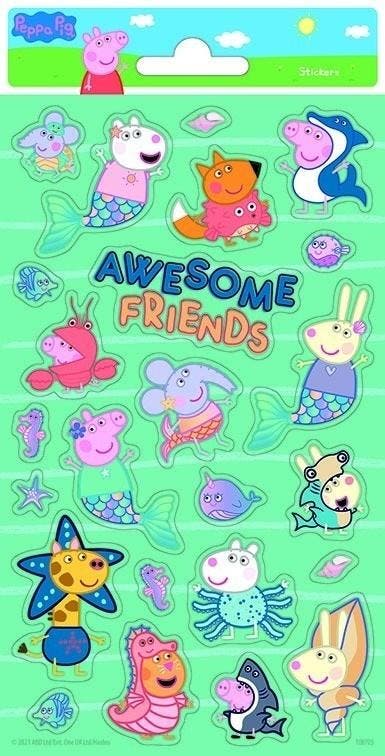 Peppa Pig Awesome Friends Stickers, Hobby & Loisirs créatifs, Articles de fête, Envoi