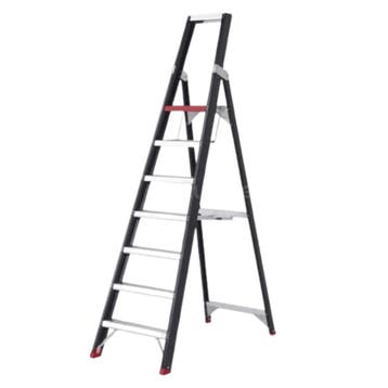 Altrex enkele trapladder Taurus 7 treden, Ophalen of Verzenden, Nieuw, Trap, 2 tot 4 meter