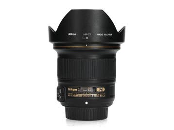 Nikon AF-S 20mm f/1.8 G ED - Groothoeklens - 1 jaar garantie, Ophalen of Verzenden, Zo goed als nieuw