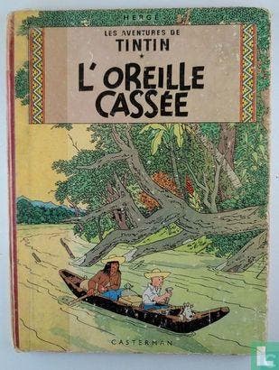 Kuifje - LOreille cassée - 1956, Boeken, Stripverhalen, Gelezen, Eén stripboek, Verzenden
