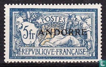 Andorra - Frans - Allegorie (Type Merson) - 1931, Verzenden