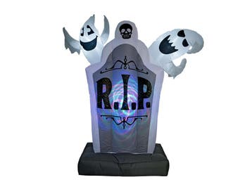EUROPALMS Halloween Opblaasbaar Figuur Grafsteen 183cm, Nieuw