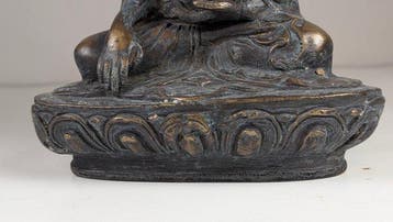 beeld van Zhabdrung Ngawang Namgyal, de stichter van Bhutan