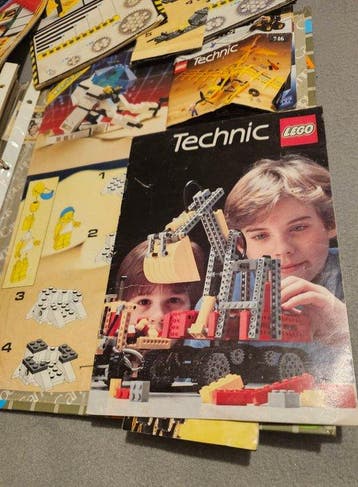 Lego boekjes/gebruiksaanwijzing - 1980, Nieuw