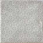 Vloertegel/Wandtegel Equipe Rain Decor Grijs Glans 22,3x22,3, Keramiek, Nieuw, Ophalen of Verzenden, 20 tot 40 cm
