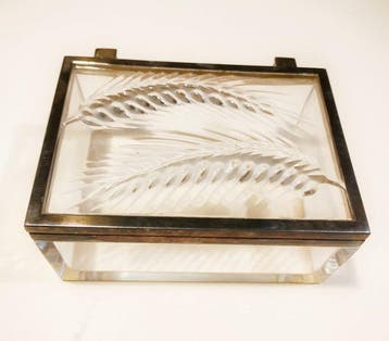 Lalique - Doos - Kristal - Doos Épis Lalique