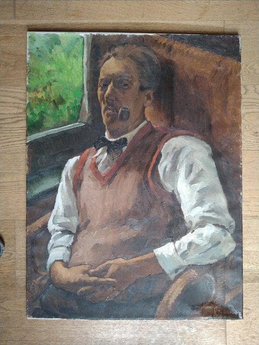 Henri De Cocker (1908-1978) - Portret, Antiek en Kunst, Kunst | Schilderijen | Klassiek