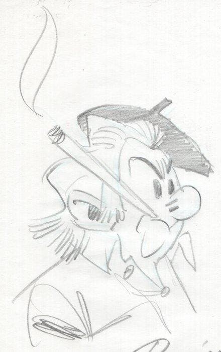 Daan Jippes - Danier - 1 Original drawing - Havank, de, Livres, BD
