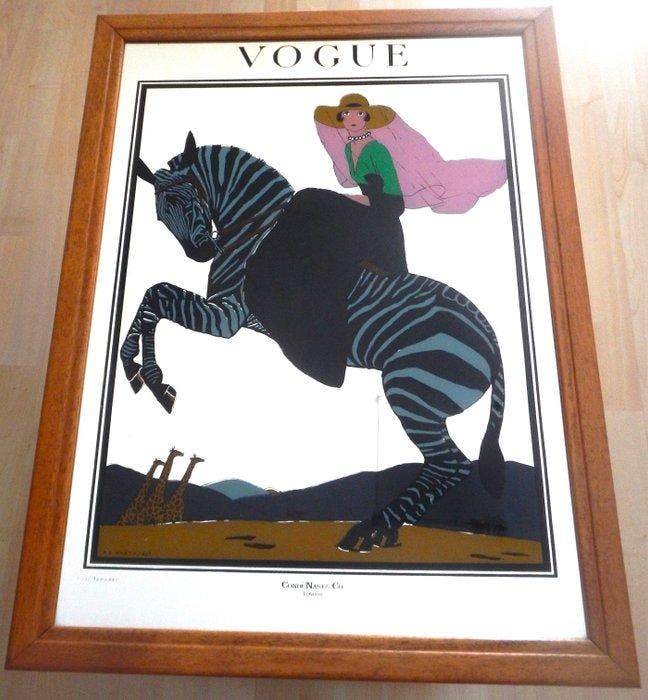 Condé Nast & Co - A.E. Marty - Spiegel - Glas, Hout, Antiek en Kunst, Kunst | Designobjecten