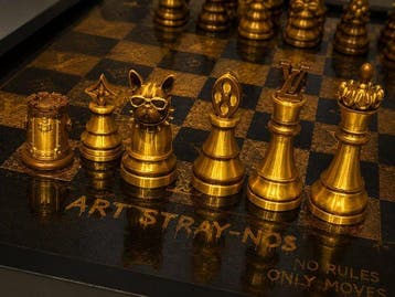 Art Stray-Nos -  L’Échiquier dans quel monde Vuitton ?, Antiek en Kunst
