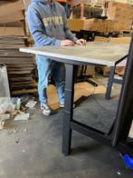 Nieuwe Duo Werkplek Inclusief tussenwand - Nieuw, Verzenden, In hoogte verstelbaar, Nieuw