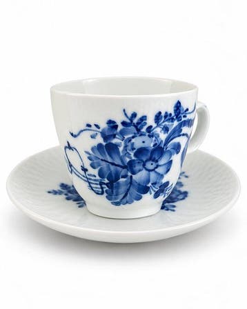 Royal Copenhagen - Koffieservies (20) - Blue Flower Braided