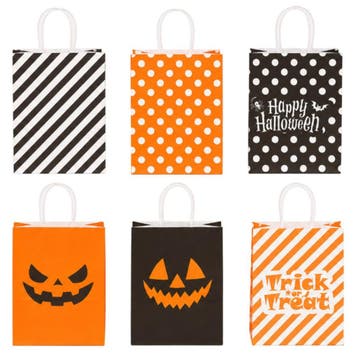 Fako Bijoux - 12 Papieren Uitdeeltasjes Halloween -, Diversen, Verzenden, Nieuw