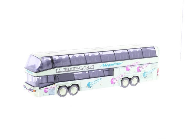 Schaal 1:66 Neoplan Megaliner N128/4 QuadrigA by K&S  #3833, Hobby & Loisirs créatifs, Voitures miniatures | Échelles Autre, Enlèvement ou Envoi