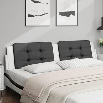 Hoofdbordkussen 200cm | Tweede kansje | OP = OP, Overige materialen, Verzenden, Zwart, Tweepersoons