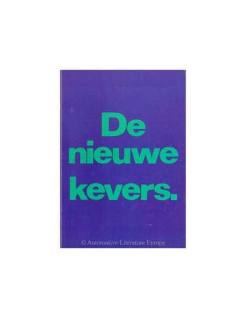 1968 VOLKSWAGEN KEVER BROCHURE NEDERLANDS, Nieuw