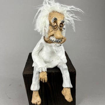 Anna Em - LARGE -Albert Einstein…. hand made
