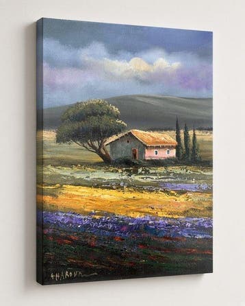 Safwan Haroun (1960) - Tuscan Lavander Fields