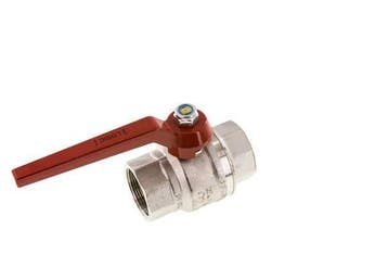 Rp 1-1/2 Pouce Sans Silicone Vanne À Boule En Laiton 2 Voies, Verzenden