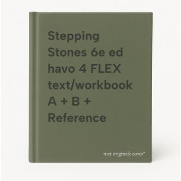 Stepping Stones 6e ed havo 4 FLEX text/workbook A + B +, Boeken, Verzenden, Zo goed als nieuw