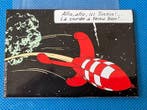 Tintin - plaque émaillée magnétique Pixi - Objectif lune -