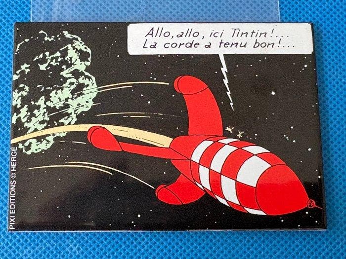 Tintin - plaque émaillée magnétique Pixi - Objectif lune -, Livres, BD | Comics
