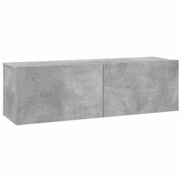 Tv-meubel betongrijs 100cm | Retour Deal | 34% korting!, 100 tot 150 cm, Verzenden, Zo goed als nieuw, Minder dan 100 cm